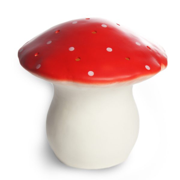 Lampada fungo grande rosso di Heico