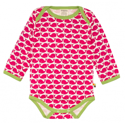 body balene fucsia maniche lunghe Loud+Proud