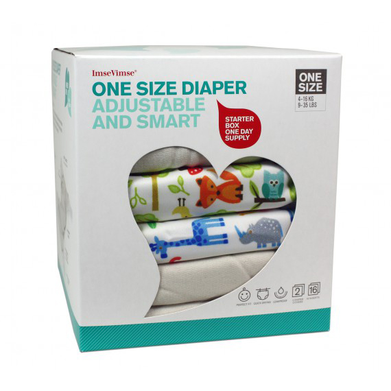 Pannolino lavabile One size Woodland ImseVimse
