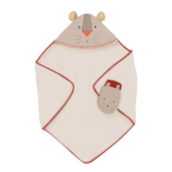 Accappatoio spugna Les Papoum Moulin Roty